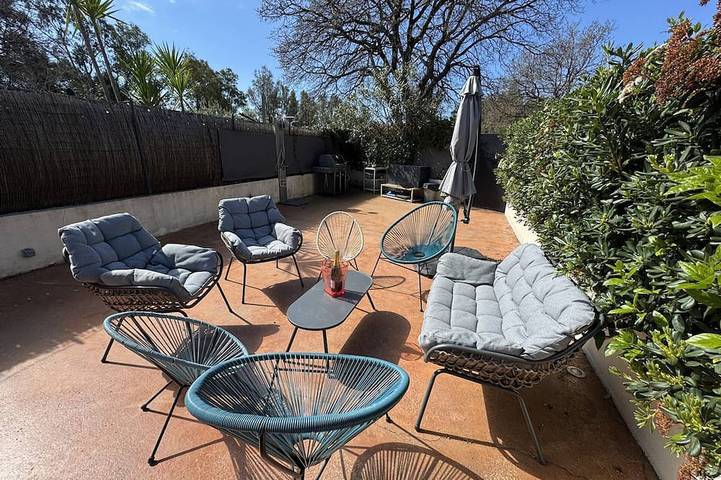 Location de vacances pour 4 personnes, avec jardin dans Plage du Débarquement (La Croix-Valmer)