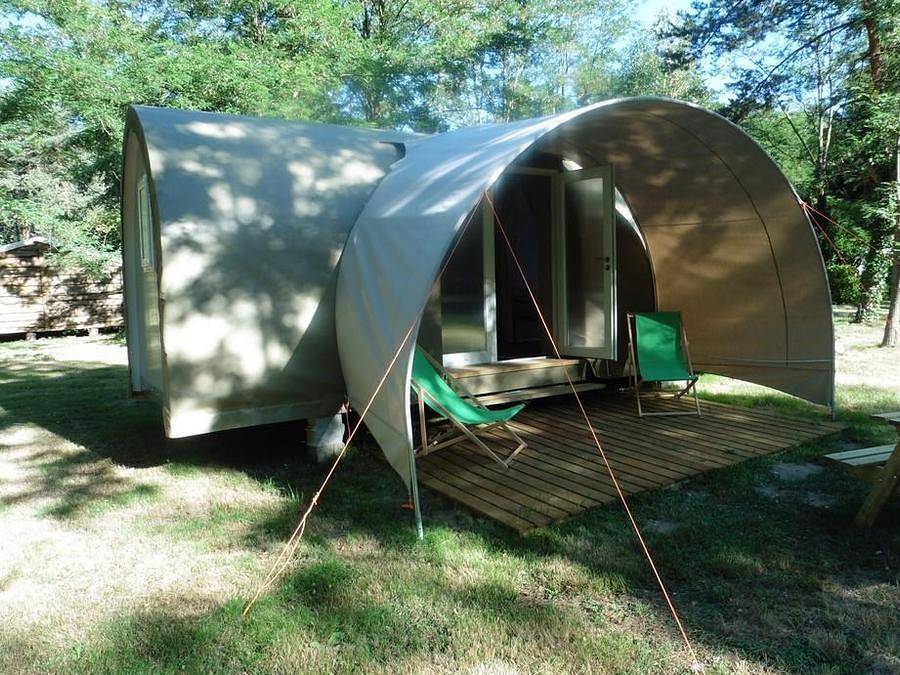 Camping Ushuaïa Villages Le Viaduc - Mobilheim 4 personen - Mh2 Coco Sweet ohne Sanitäranlagen 17 qm in Arlebosc, Tournon-sur-Rhône und Umgebung