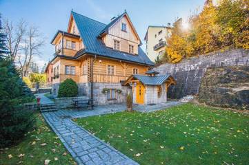 Ferienhaus für 18 Personen, mit Garten und Ausblick am Riesengebirge Polen