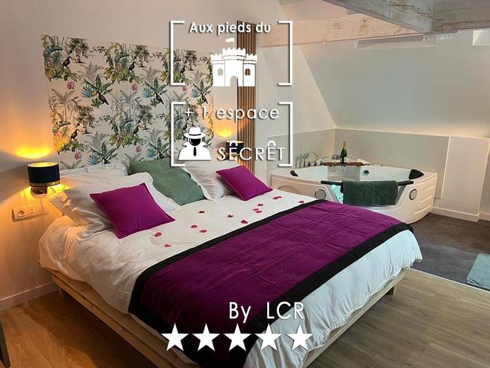 Gîte pour 2 personnes, avec jacuzzi dans Château de Pierrefonds