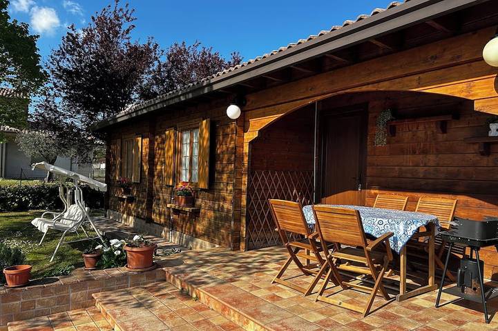 Chalet für 4 Personen, mit Garten - 1