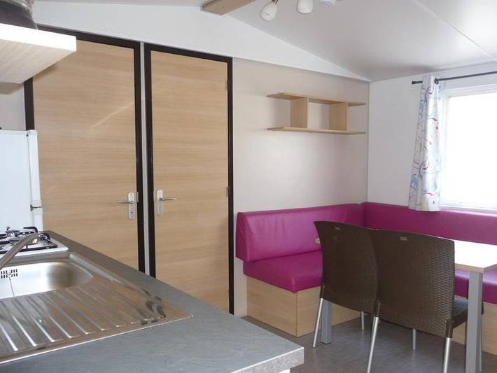 Mobil home pour 4 personnes, avec sauna et bassin pour enfant à Saint-Michel-Escalus - 4