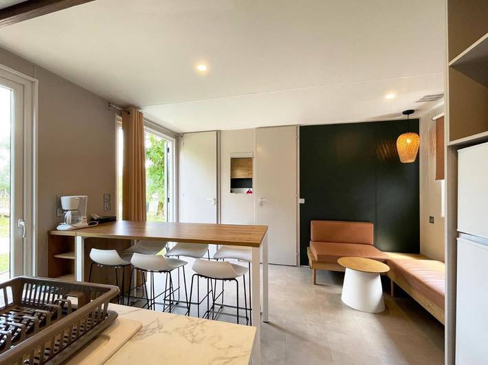 Camping pour 2 personnes, avec terrasse dans le Cher