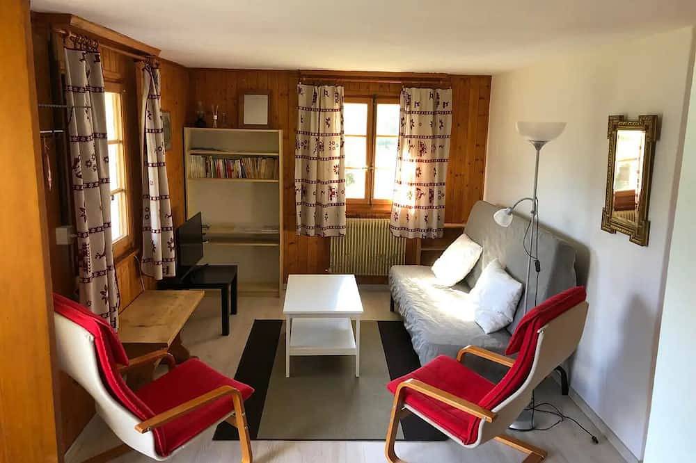 Ganze Wohnung, Außenbereich: Wohnung in einem Chalet für 2 Personen mit Balkon, Terrasse mit Gartenmöbeln, atember in Saint Luc, Anniviers