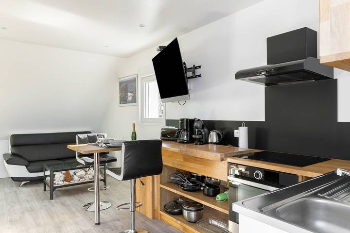 Ganze Wohnung, Ferienwohnung für 2 Personen mit Terrasse in Plouarzel, Brest und Umgebung