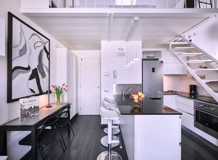 Studio für 2 Personen, mit Balkon und Seeblick in Bardolino - 2