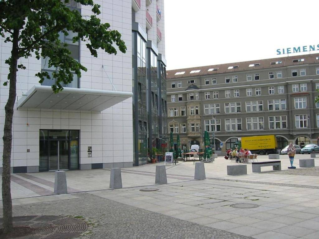 "Universität" in the Wintergartenhochhaus building in Leipzig Mitte, Leipzig