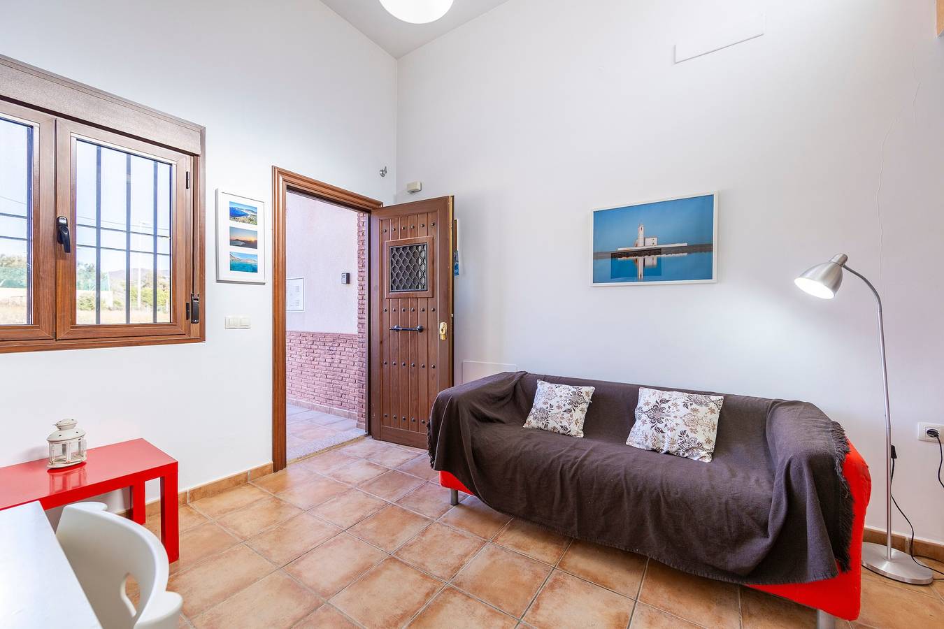Casa de campo 'Violeta 2' com vista para a montanha, terraço privado e acesso Wi-Fi in Pozo de los Frailes, Níjar
