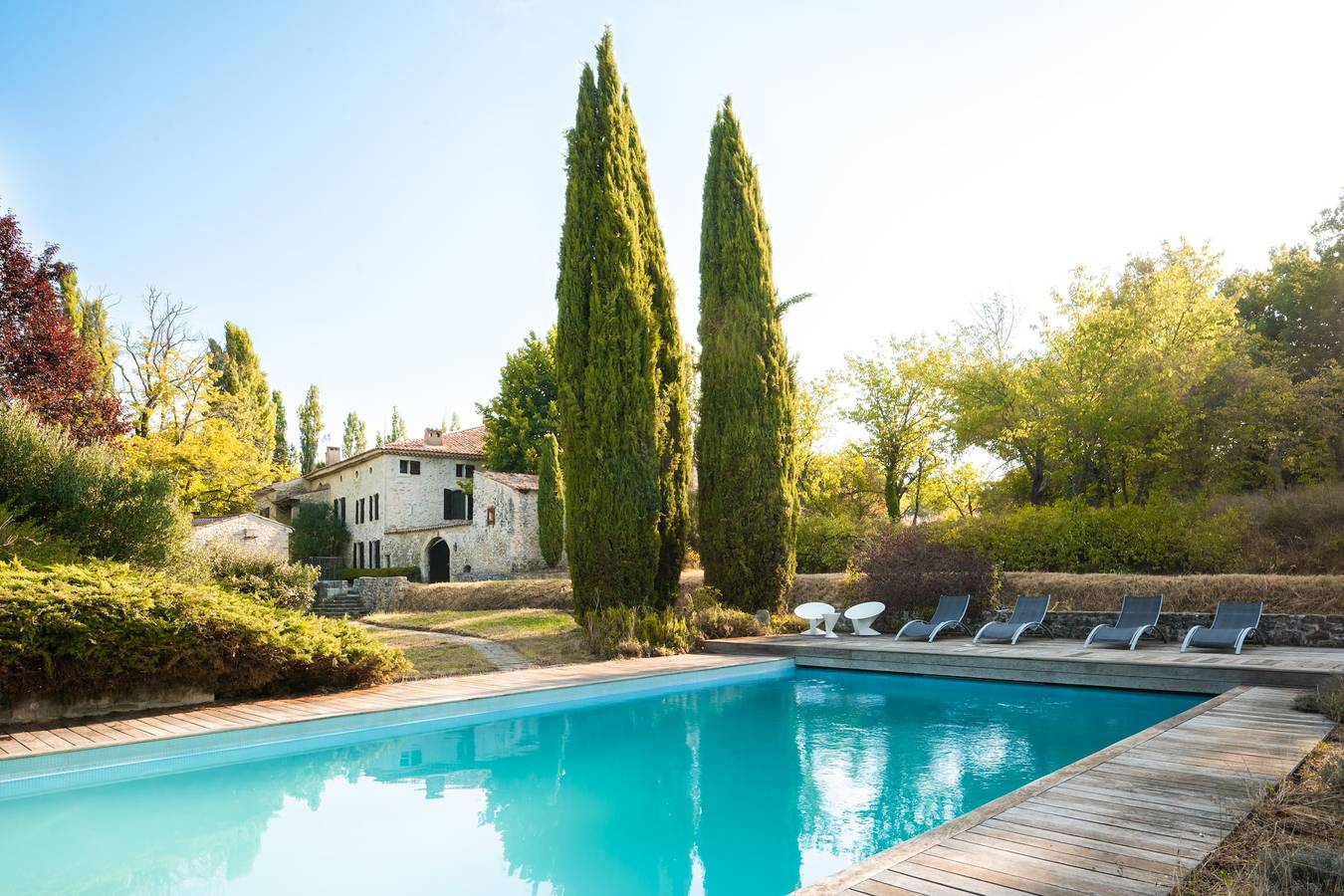 Mas de Thésée | Piscine & 12 ha privés in Reillanne, Regionaler Naturpark Luberon