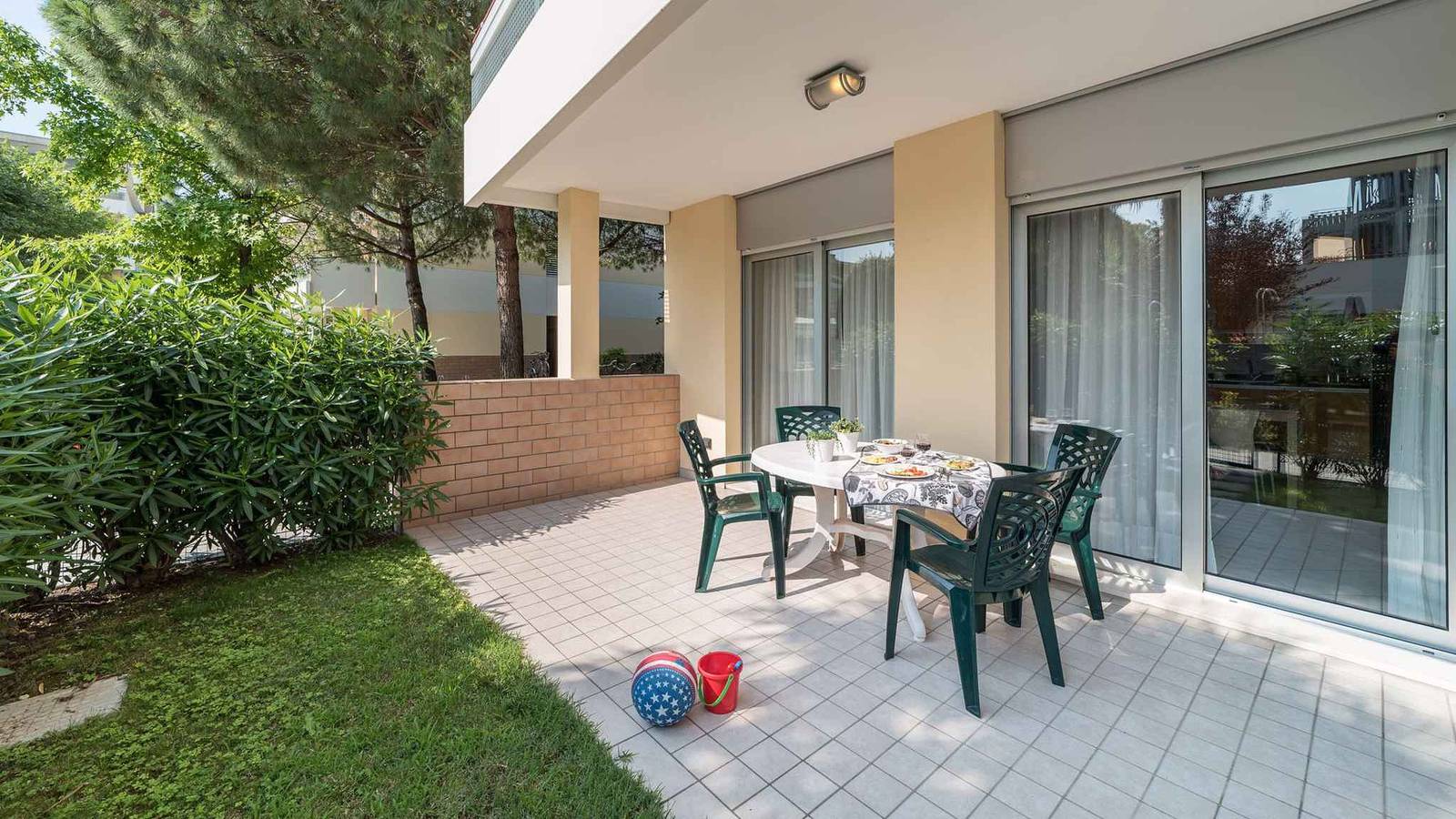 Apartement mit Klimaanlage und Terrasse  in Bibione, Venice Province