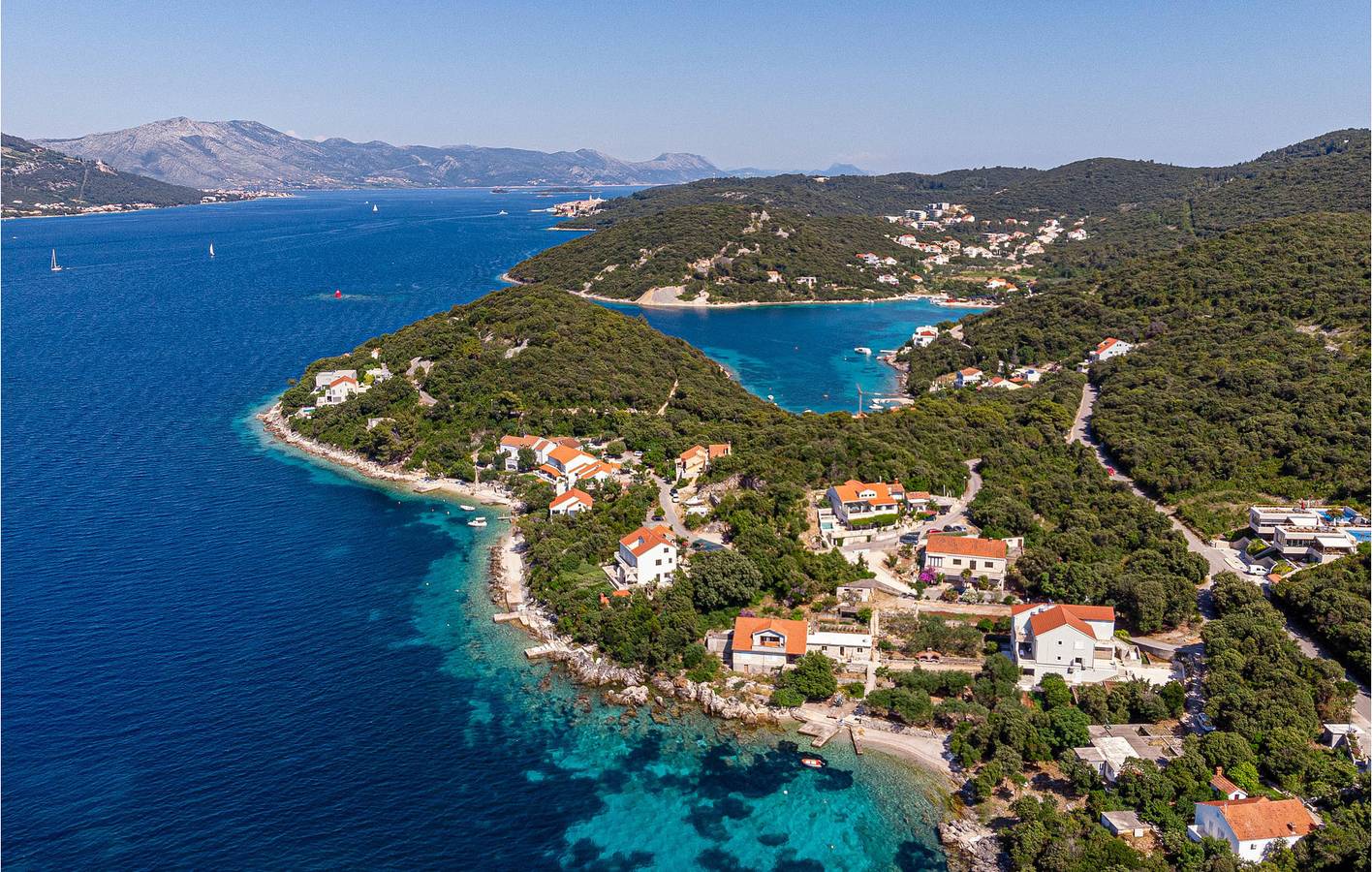 Ganze Ferienwohnung, Reizende 2-Zimmer-Wohnung mit Pool, Terrasse und in Strandnähe in Zrnovska Banja, Korcula