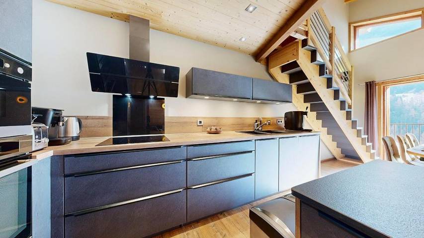Chalet pour 10 personnes, avec vue et balcon, adapté aux familles dans Val-Cenis - 4