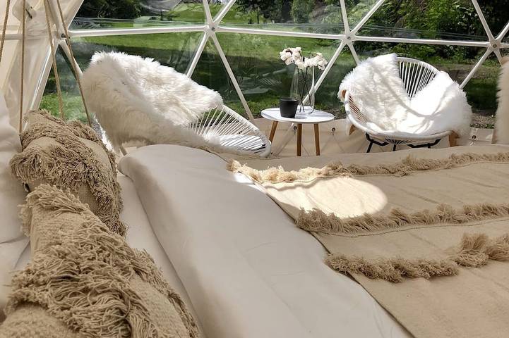 Blockhütte für 2 Personen, mit Pool und Garten in der Lausitz - 2