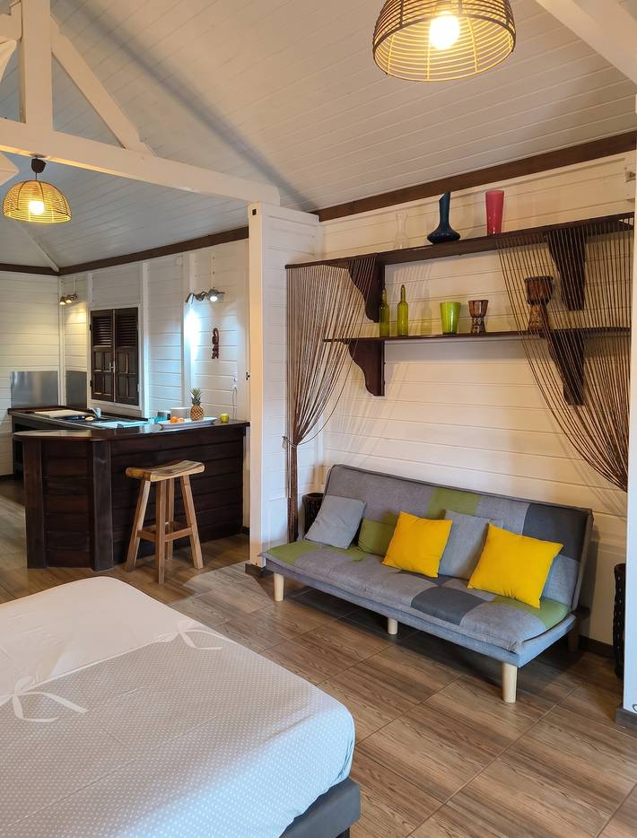 Estudio entero, Moderno estudio con terraza en Le Robert 60 m² in Le Robert, Martinica