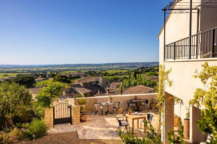 Chambre d’hôte pour 4 personnes, avec Terrasse et Jacuzzi ainsi que Jardin et Piscine dans Dentelles de Montmirail - 3