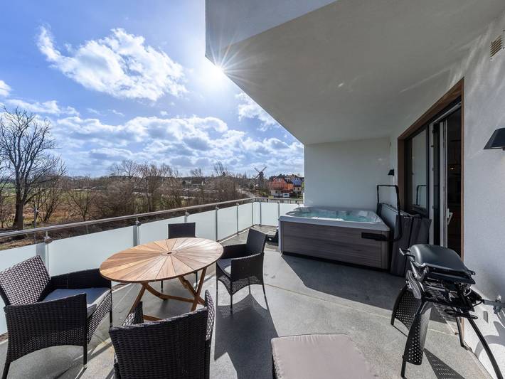 Ferienwohnung für 5 Personen, mit Sauna und Balkon, kinderfreundlich in Göhren-Lebbin - 3