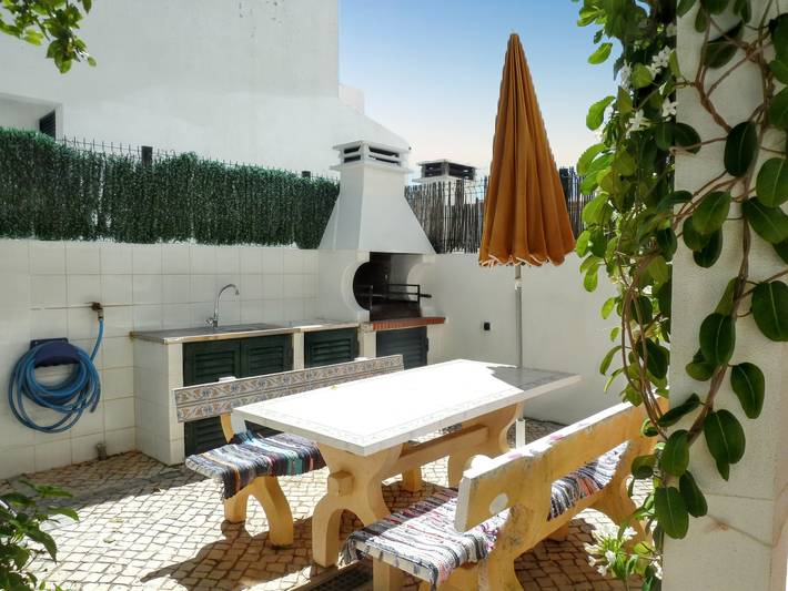 Casa de férias para 5 pessoas, com varanda na Praia da Lota