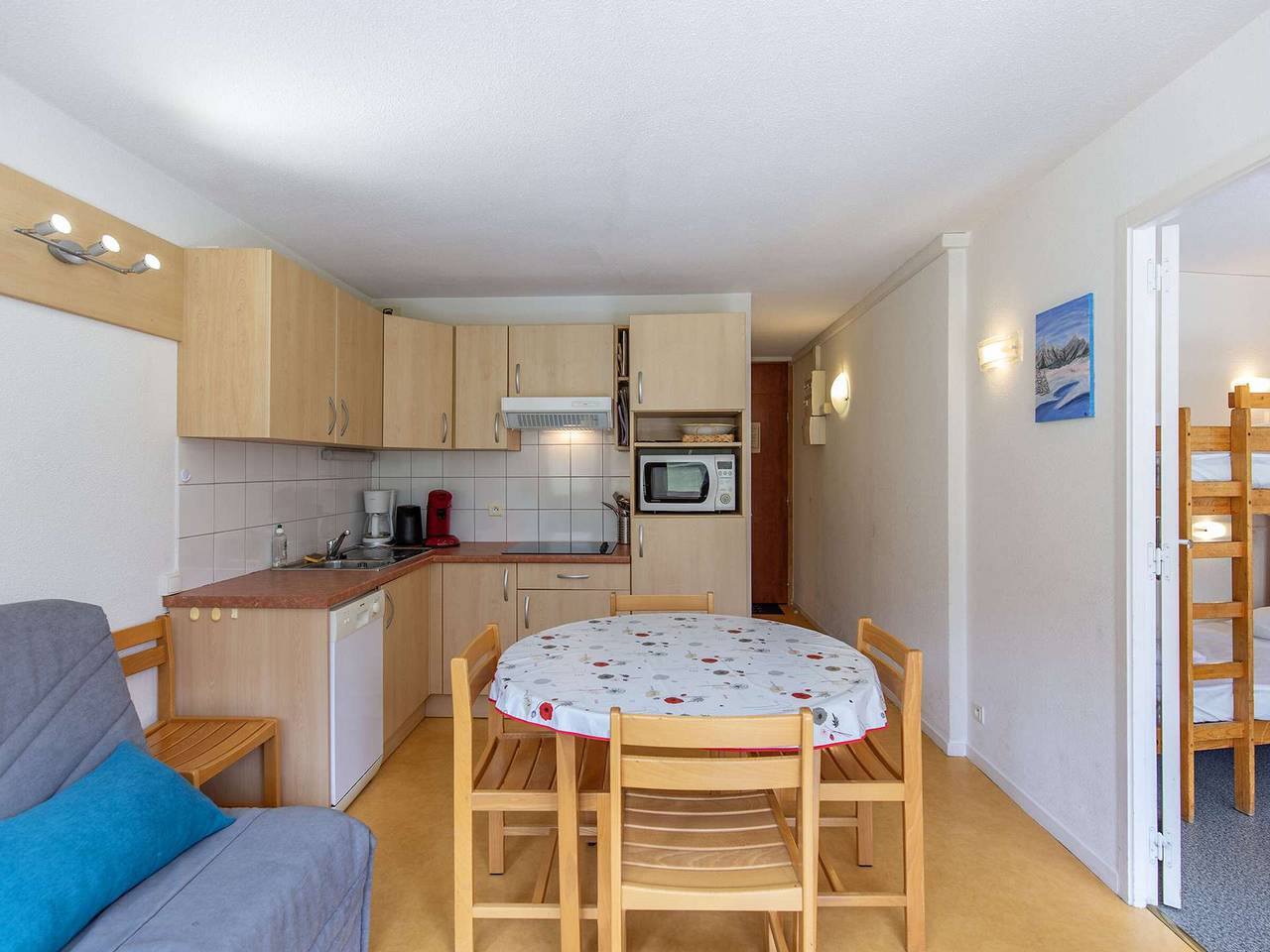Ganze Wohnung, Wohnung 6 Pers - 1 Sz, direkt an der Piste mit Balkon - La Mongie in La Mongie, Bagnères-de-Bigorre