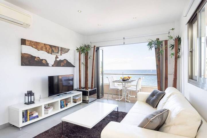 Vakantieappartement voor 4 personen, met balkon en tuin in La Caleta