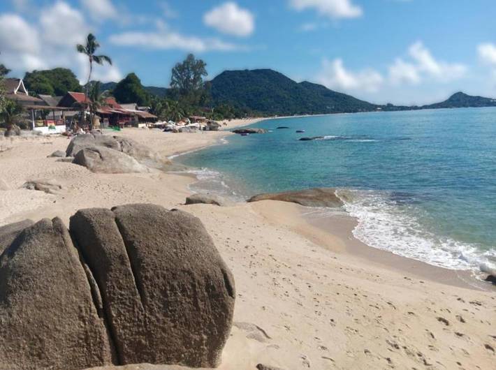 Bungalow para 3 personas, con balcón y jardín en Koh Samui