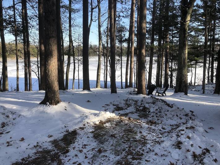 Glamping for 4 people, with terrace and yard, with pets in Wisconsin