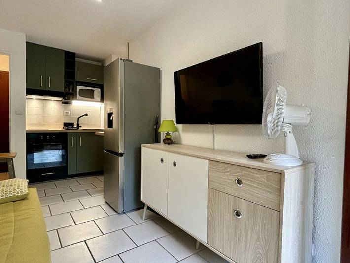 Gîte pour 4 personnes, avec Balcon ainsi que Piscine et Vue dans Argeles-Plage - 4
