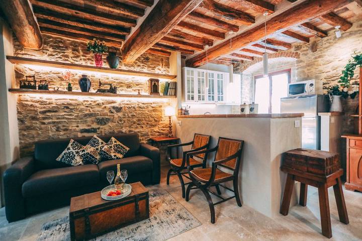 Ganze Wohnung, Ferienwohnung für 4 Personen mit Sauna in Le Contesse, Cortona