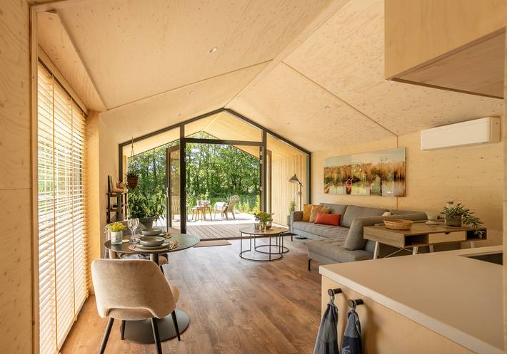 Blockhütte für 2 Personen mit Sauna in Kortgene, Niederländische Nordsee
