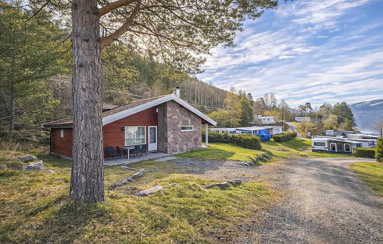 Ferienhaus für 5 Personen, mit Terrasse und Garten sowie Sauna und Ausblick