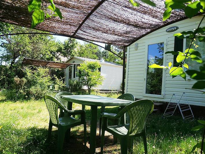 Camping Campasun le Soleil - Mobilheim 3 personen - Mobill home Esparron 1 Schlafzimmer in Esparron-de-Verdon, Alpes-de-Haute-Provence