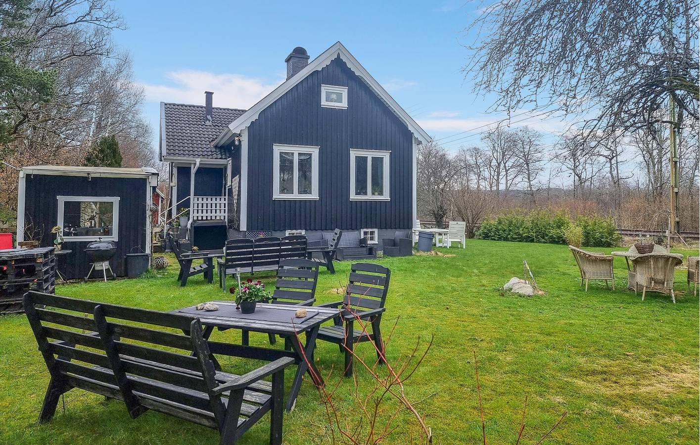 Ferienhaus für 5 Personen mit Terrasse in Skallsjö distrikt, Lerum