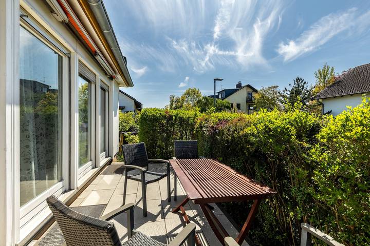 Ferienwohnung für 4 Personen, mit Balkon und Garten