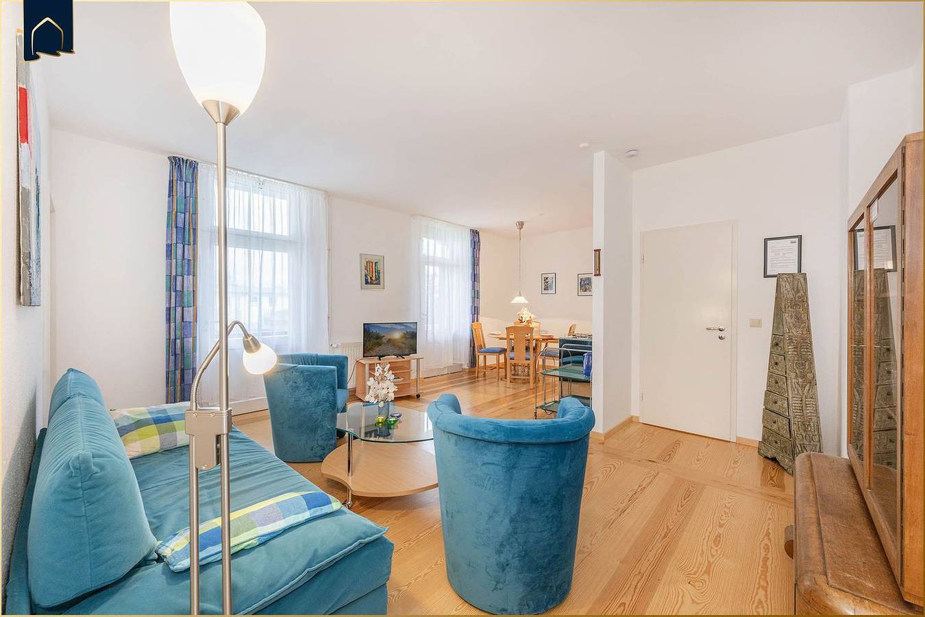 Appartement entier, Ferienwohnung Waldfriede Blau – strandnah & ruhig im Herzen von Bansin in Bansin, Heringsdorf