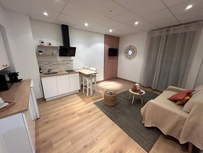 Gîte pour 2 personnes, avec balcon et jardin dans Les Halles (Lourdes)