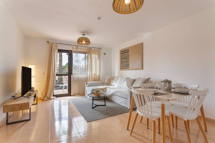 Apartamento para 4 personas, con Jardín