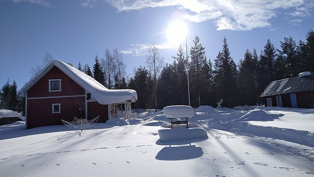 Cozy house with privat sauna in Pajala, Lappland (Schweden)