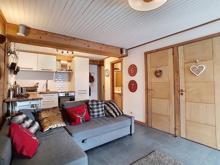 Apartamento entero, Apartamento moderno 6 pers cerca de pistas con parking in Les Gets, Les Portes du Soleil