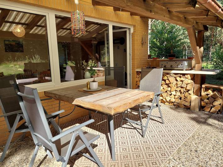 Ferienhaus für 4 Personen, mit Terrasse und Garten in der Lüneburger Heide