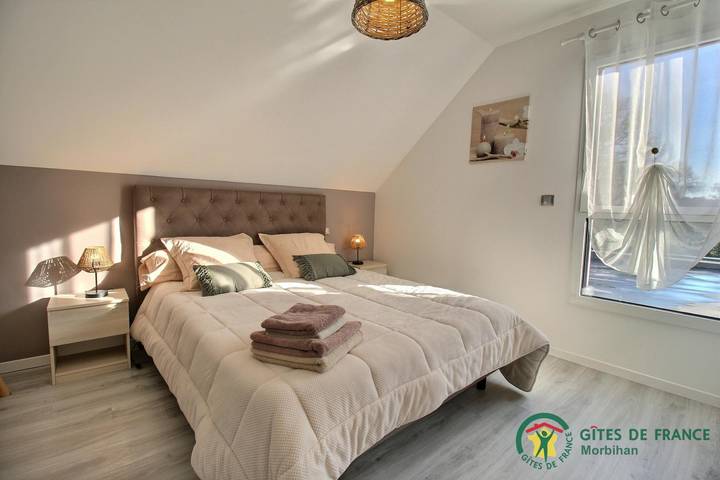 Chambre d’hôte pour 2 personnes, avec jardin dans le Morbihan