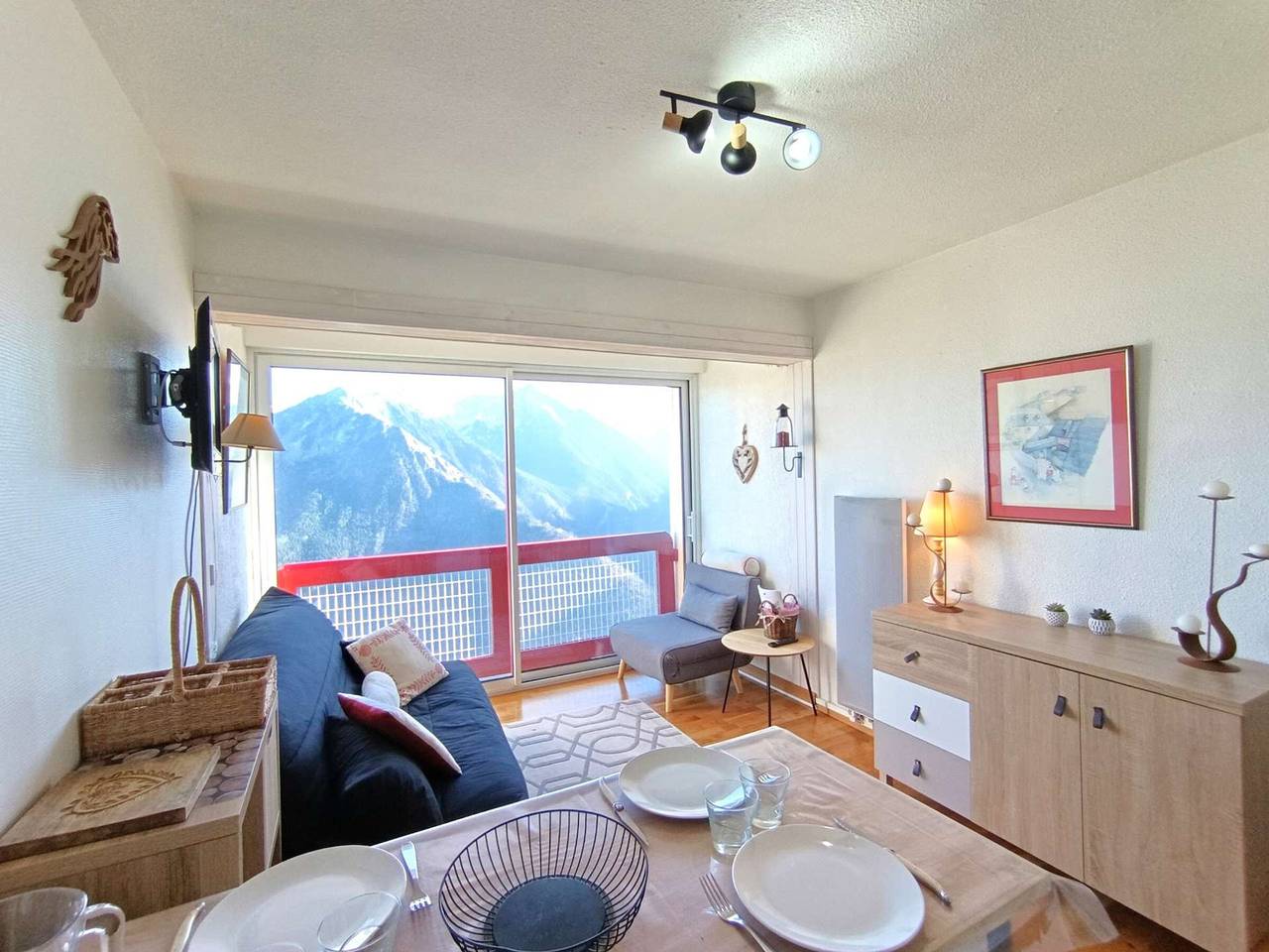 Studio entier, Studio 4 personnes avec balcon à Saint-Lary-Soulan in Saint-Lary-Soulan, Parc national des Pyrénées
