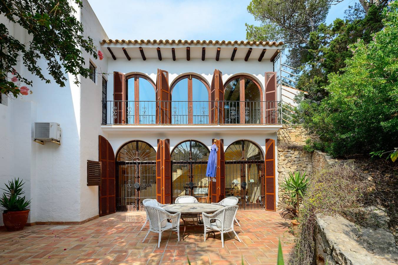 Villa "Renate" mit Meerblick, Privatem Pool & Wlan in Cala d´Hort, Sant Josep de sa Talaia