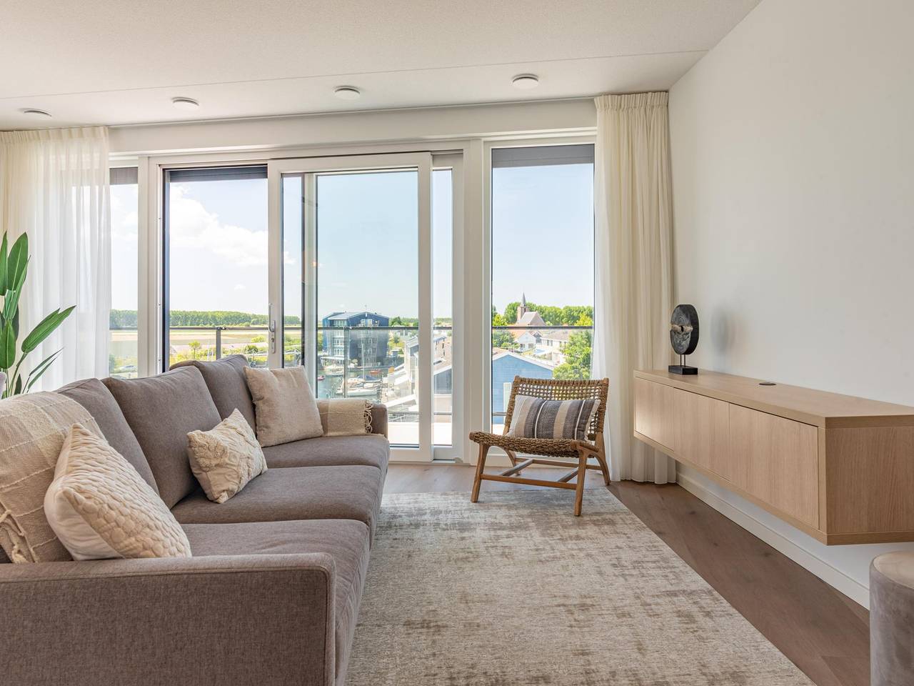 Ganze Wohnung, Luxuriöses Penthouse mit Terrasse & Hafenblick in Kortgene, Niederländische Nordsee