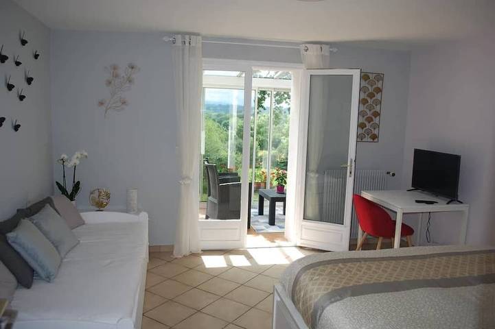 Chambre d’hôte pour 4 personnes, avec Jardin