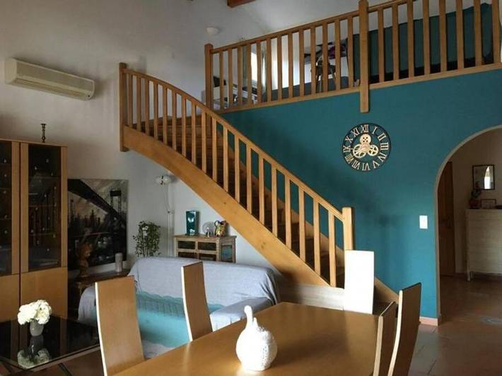 Location de vacances pour 8 personnes, avec piscine ainsi que jardin et vue, animaux acceptés dans La Ceze La Roque Sur Ceze - 2