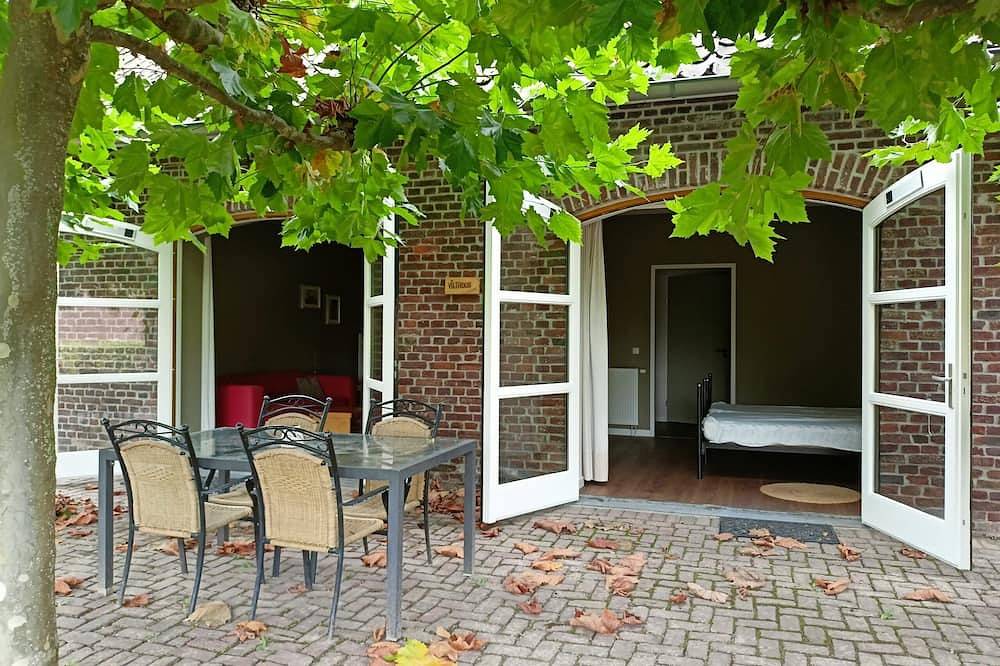 Geheel appartement, Lux gelijkvloers vakantiehuisje in Noord Limburg.  Geschikt voor mindervaliden. in Nationaal Park De Maasduinen