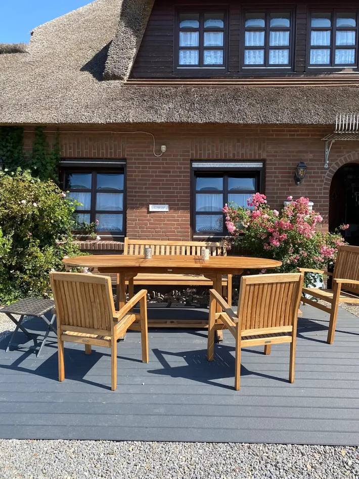 Ferienwohnung für 2 Personen, mit Terrasse und Garten in Poppenbüll - 2
