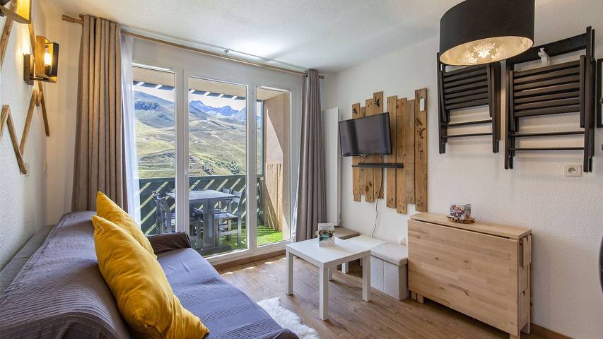 Location de vacances pour 4 personnes, avec Balcon et Piscine à Peyragudes
