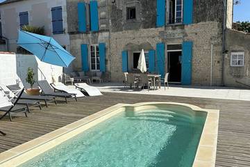 Gîte pour 12 personnes, avec terrasse, animaux acceptés à Haimps