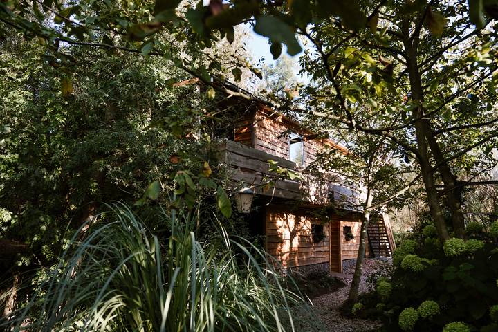 Maison de vacances pour 2 personnes, avec jardin et sauna ainsi que terrasse et jacuzzi