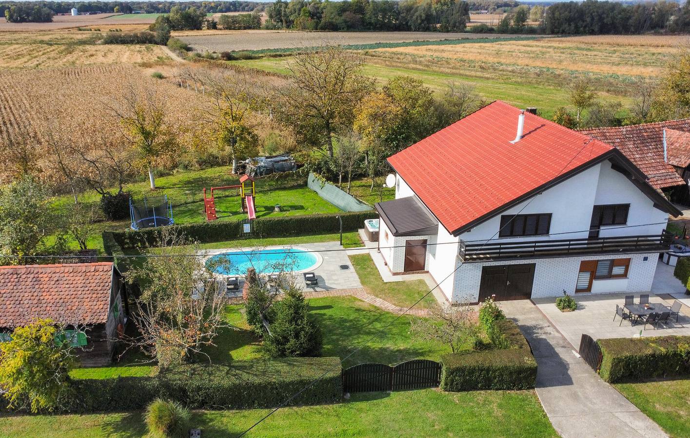 Gemütliche 80 m² große Ferienwohnung mit Pool, WLAN und in der Nähe des Flusses Česma in Bjelovar-Bilogora